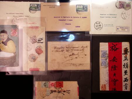 1901-26, Lot of 14 covers and cards from QV period