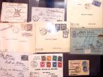 1792-1950 Selection of 14 covers and cards from early