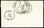 L'Armand Barbès - n°29 OBL étoile muette + CAD T15 "Paris (60)" (4 oct 70) sur lettre pour Veyre (Puy de Dôme). TB