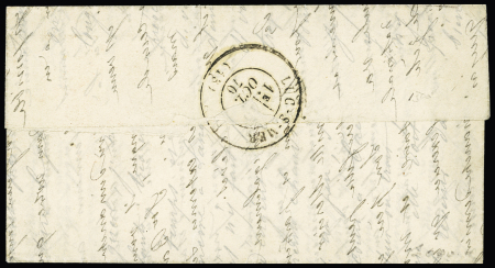 Le Louis Blanc - n°29 OBL CAD rouge "Paris (SC)" (11 oct 70) sur ballon monté pour Langrune sur Mer (Calvados) avec arrivée Luc-s-Mer 15 oct 1870. TB