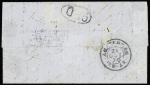 Le Victor Hugo - n°31 OBL étoile 9 + CAD "Paris R. Montaigne (18 oct 70) sur ballon monté pour Amsterdam avec arrivée 21 oct (tarif à 40c pour la Hollande)