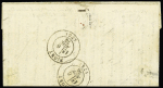 Le Ferdinand Flocon - n°29 OBL losange de points + CAD "Armée du Rhin Qr Gl 13e corps" (2 nov 70) sur Gazette des Absents n°5 avec son supplément. TB. Cote Yvert 3000€