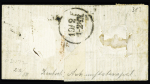 Le Daguerre (ballon capturé) - n°29, 2 pièces, OBL étoile muette + CAD "Paris (60)" (9 nov 70) sur ballon monté pour un soldat de l'armée du Rhin AFF à 40c (tarif pour l'Allemagne) avec au verso CAD d'arrivée all