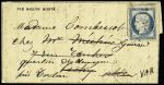 Le Vaucanson - n°37 OBL étoile 35 + CAD "Paris Ministère des Finances" (14 janv 71 - faible) sur Gazette des Absents n°27 pour Vichy réexpédiée à Toulon avec arrivées Vichy (24 janv) et Toulon (27 janv). TB