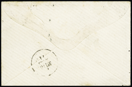 N°29 OBL étoile 3 + CAD "Paris PL. de la Madeleine" (2 mars 1871) sur lettre pour Evreux avec taxe 20 double-trait rayée avant réexpédition pour Amiens. TB