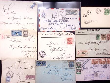 1904-36 Lot of 50 covers from a range of SOUTH AMERICAN