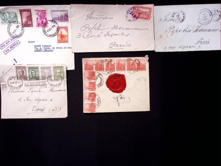 1904-36 Lot of 50 covers from a range of SOUTH AMERICAN