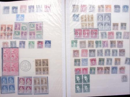 1850-1945 Gebrauchte und ungebrauchte Partie in ein