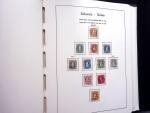 1850-1977 Reichhaltige Sammlung Schweiz in drei Leuchtturm