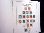 1850-1977 Reichhaltige Sammlung Schweiz in drei Leuchtturm
