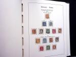 1850-1977 Reichhaltige Sammlung Schweiz in drei Leuchtturm