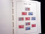 1850-1977 Reichhaltige Sammlung Schweiz in drei Leuchtturm