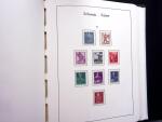 1850-1977 Reichhaltige Sammlung Schweiz in drei Leuchtturm