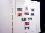 1850-1977 Reichhaltige Sammlung Schweiz in drei Leuchtturm