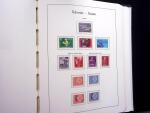 1850-1977 Reichhaltige Sammlung Schweiz in drei Leuchtturm