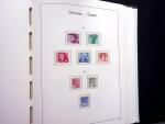 1850-1977 Reichhaltige Sammlung Schweiz in drei Leuchtturm