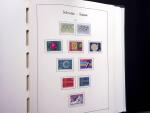 1850-1977 Reichhaltige Sammlung Schweiz in drei Leuchtturm