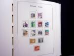 1850-1977 Reichhaltige Sammlung Schweiz in drei Leuchtturm