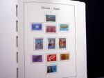 1850-1977 Reichhaltige Sammlung Schweiz in drei Leuchtturm
