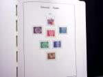 1850-1977 Reichhaltige Sammlung Schweiz in drei Leuchtturm