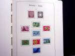 1850-1977 Reichhaltige Sammlung Schweiz in drei Leuchtturm
