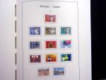 1850-1977 Reichhaltige Sammlung Schweiz in drei Leuchtturm
