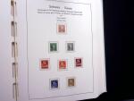 1850-1977 Reichhaltige Sammlung Schweiz in drei Leuchtturm