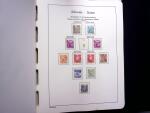 1850-1977 Reichhaltige Sammlung Schweiz in drei Leuchtturm