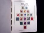 1850-1977 Reichhaltige Sammlung Schweiz in drei Leuchtturm