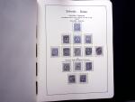 1850-1977 Reichhaltige Sammlung Schweiz in drei Leuchtturm