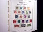 1850-1977 Reichhaltige Sammlung Schweiz in drei Leuchtturm