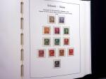 1850-1977 Reichhaltige Sammlung Schweiz in drei Leuchtturm