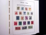 1850-1977 Reichhaltige Sammlung Schweiz in drei Leuchtturm