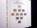 1850-1977 Reichhaltige Sammlung Schweiz in drei Leuchtturm