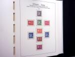 1850-1977 Reichhaltige Sammlung Schweiz in drei Leuchtturm
