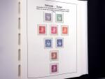 1850-1977 Reichhaltige Sammlung Schweiz in drei Leuchtturm
