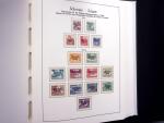 1850-1977 Reichhaltige Sammlung Schweiz in drei Leuchtturm