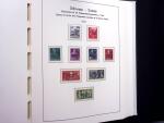 1850-1977 Reichhaltige Sammlung Schweiz in drei Leuchtturm