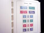 1850-1977 Reichhaltige Sammlung Schweiz in drei Leuchtturm