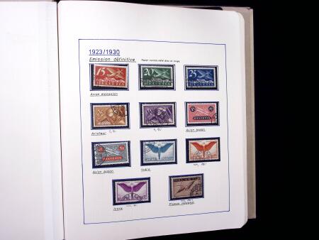 1923-88 Gut ausgebaute Flugpostsammlung in ein Album,