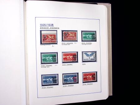 1923-88 Gut ausgebaute Flugpostsammlung in ein Album,
