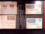 1845-1955, Partie Briefe und Karten (ca140) in einem