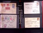 1845-1955, Partie Briefe und Karten (ca140) in einem