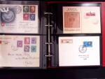 1845-1955, Partie Briefe und Karten (ca140) in einem