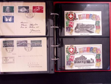 1845-1955, Partie Briefe und Karten (ca140) in einem