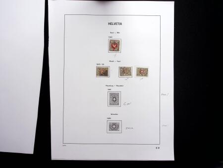 1843-50 Gebrauchte Sammlung klassische Marken auf 5