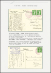 1913 (8. Juni) Flugtag Biel, zwei Bider-Karten mit