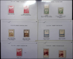1913 Sammlung von die Vorläufer Marken auf mehrere