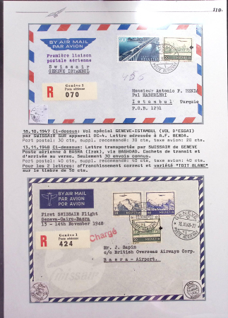 1941 Landschaften und Flugzeuge: kl. Partie der 50C