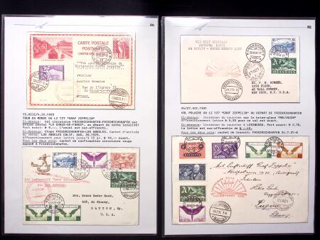 ZEPPELIN : Sammlung 25 Belege zwichen 1924 und 1936,